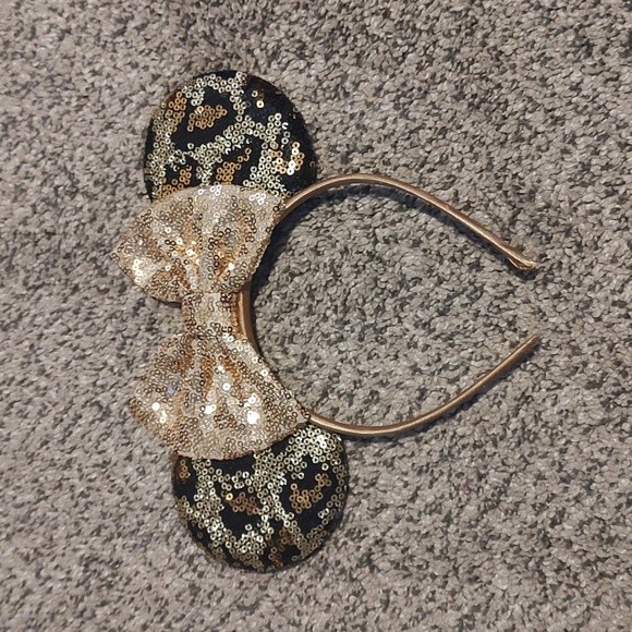 Mouse Ears Bow Headband - Picture 1 of 3
